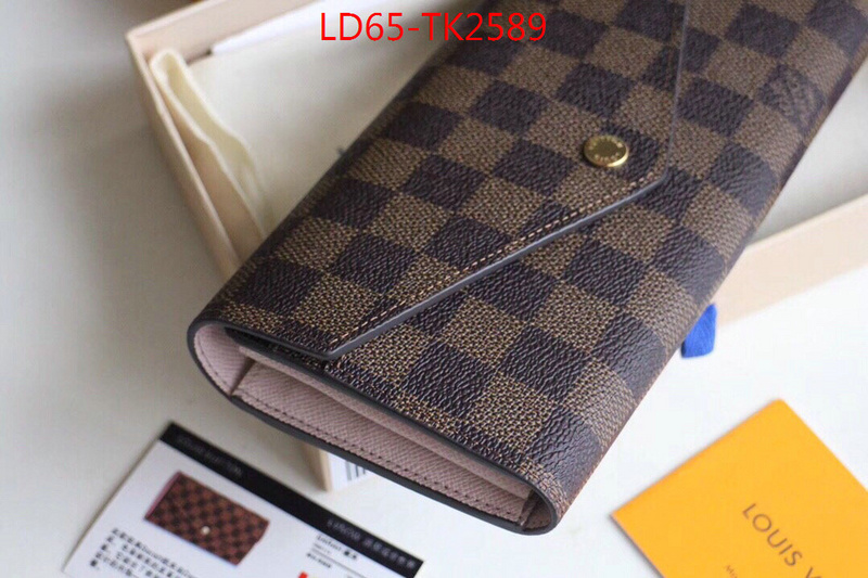 LV Bags(TOP)-Wallet,ID: TK2589,$:65USD