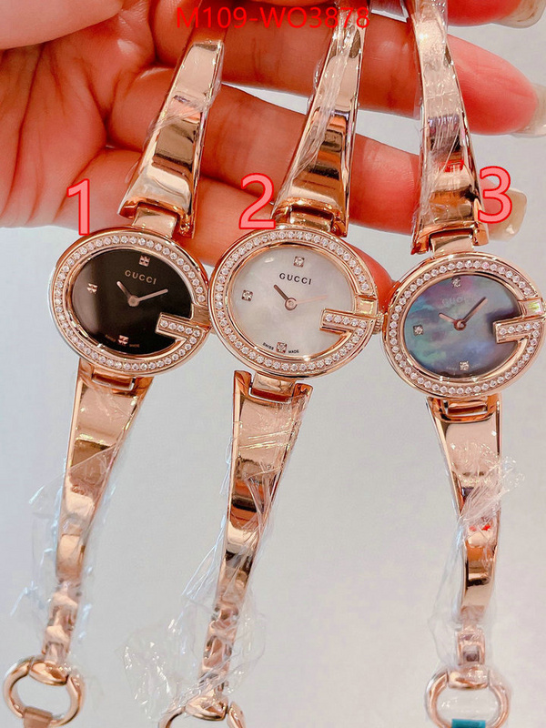 Watch(4A)-Gucci,high ,ID: WO3878,$: 109USD