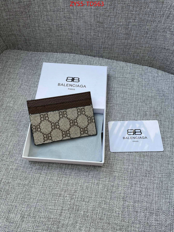 Balenciaga Bags(4A)-Wallet,replica for cheap ,ID: TD563,$: 55USD