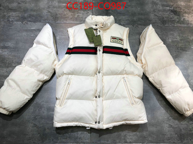 Down jacket Women-Gucci,designer high replica , ID: CO987,$: 189USD
