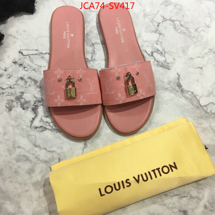 Women Shoes-LV,what 1:1 replica , ID: SV417,$:74USD