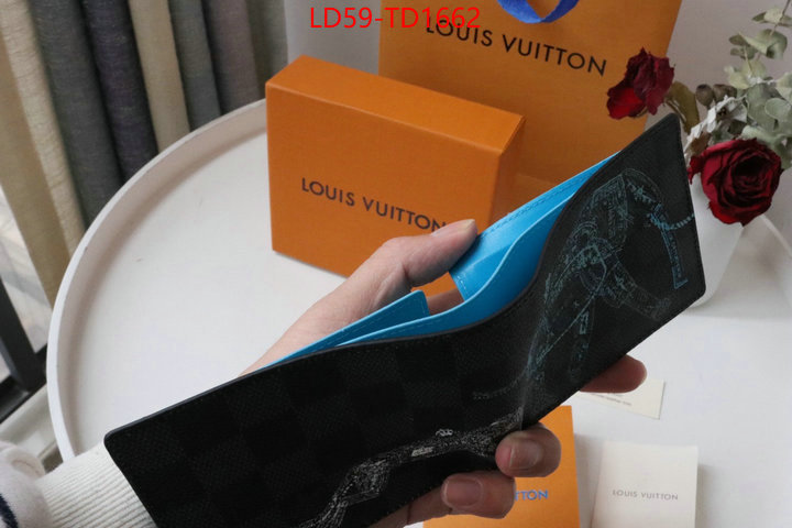 LV Bags(TOP)-Wallet,ID: TD1662,$: 59USD