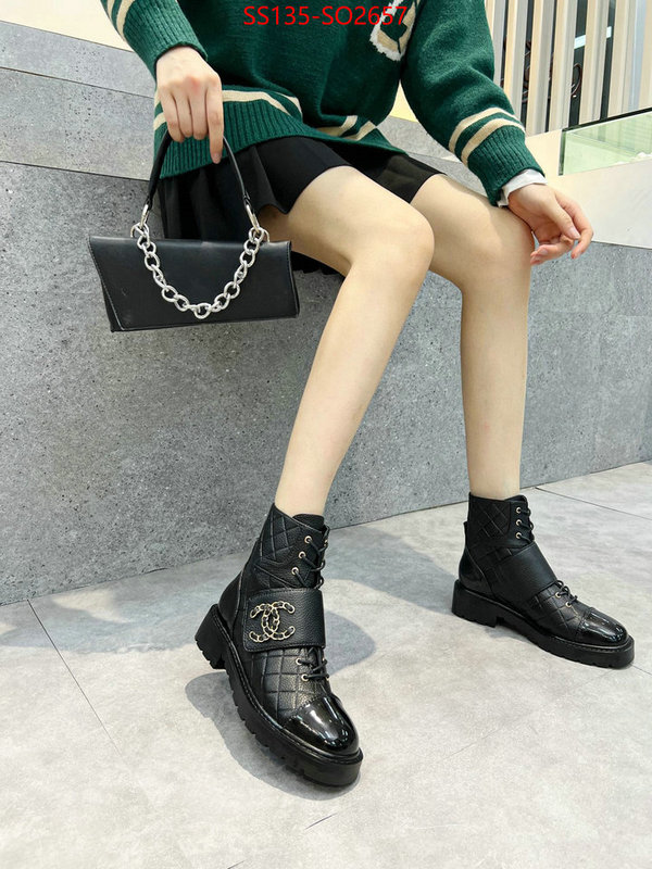 Women Shoes-Chanel,what is top quality replica , ID: SO2657,$: 135USD