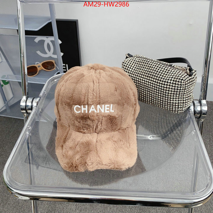 Cap (Hat)-Chanel,perfect replica , ID: HW2986,$: 29USD