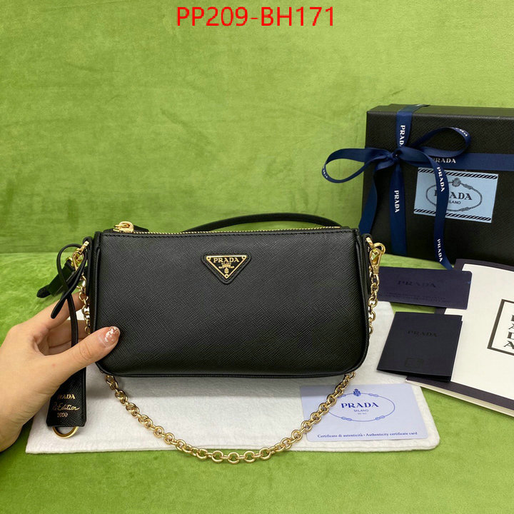 Prada Bags(TOP)-Diagonal-,ID: BH171,$:209USD