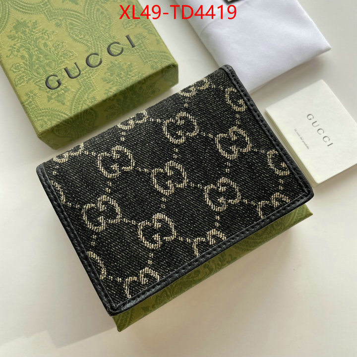 Gucci Bags(4A)-Wallet-,china sale ,ID: TD4419,$: 49USD