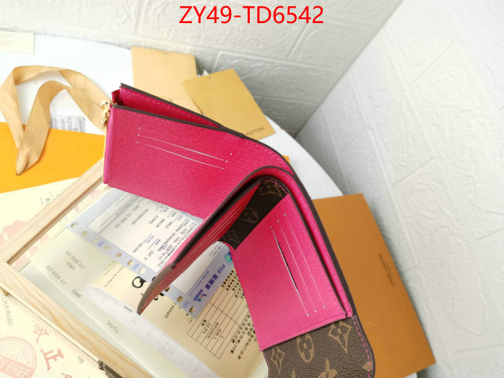 LV Bags(4A)-Wallet,we provide top cheap aaaaa ,ID: TD6542,$: 49USD