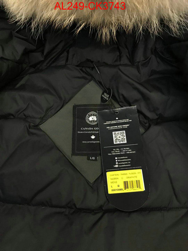 Down jacket Men-Canada Goose,perfect quality , ID: CK3743,$:249USD