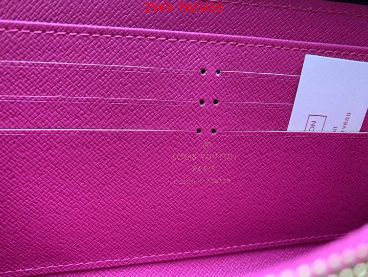 LV Bags(4A)-Wallet,wholesale 2023 replica ,ID: TW3458,$: 49USD