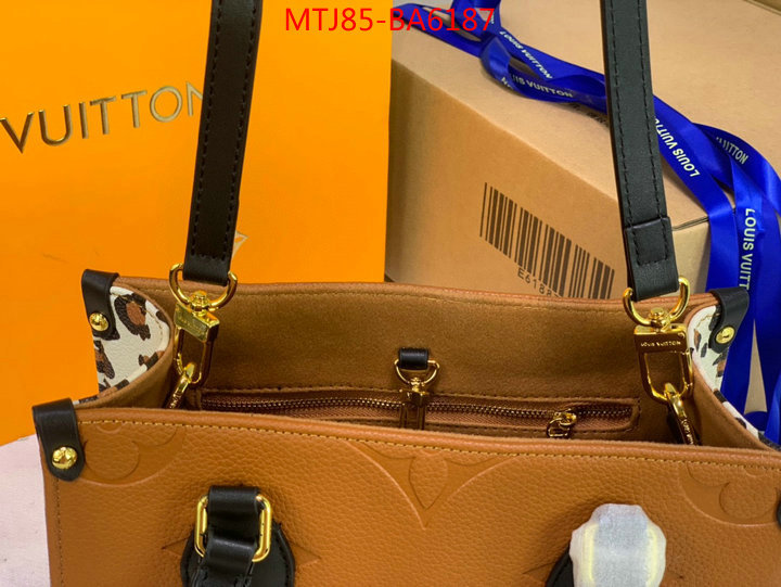 LV Bags(4A)-Handbag Collection-,ID: BA6187,$: 85USD