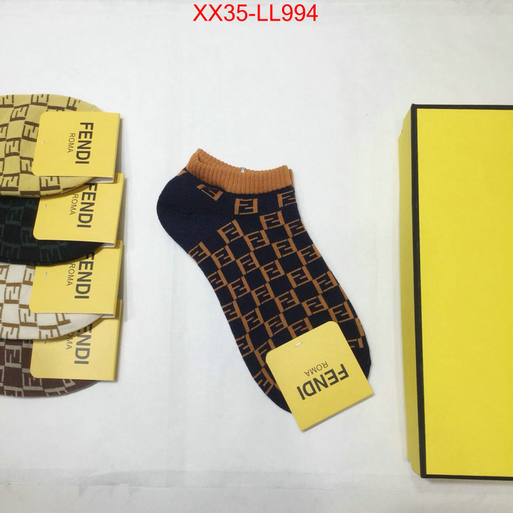 Sock-Fendi,can you buy knockoff , ID: LL994,$:35USD