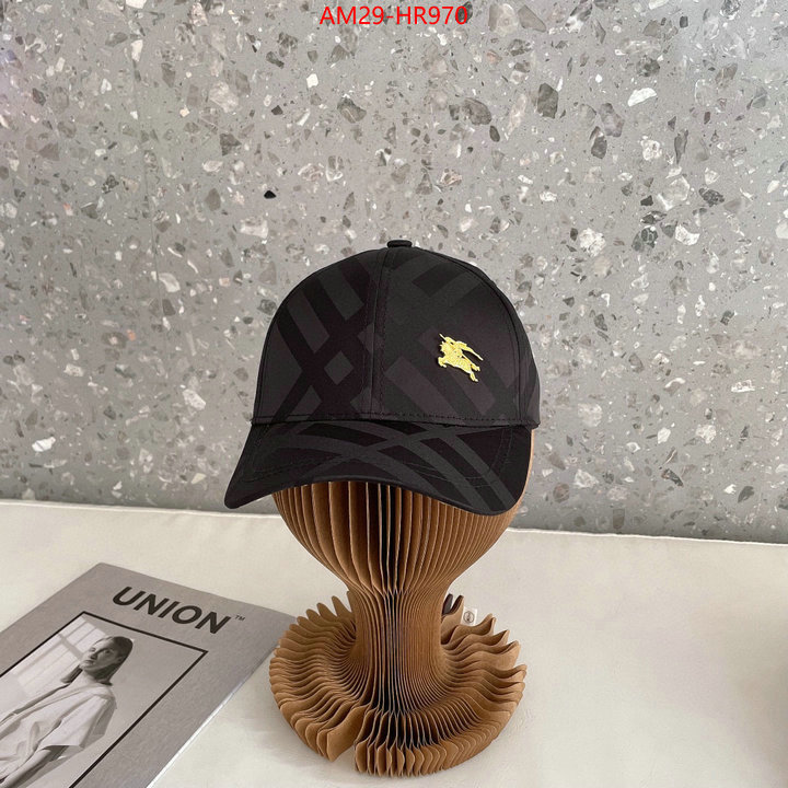 Cap (Hat)-Burberry,online china , ID: HR970,$: 29USD