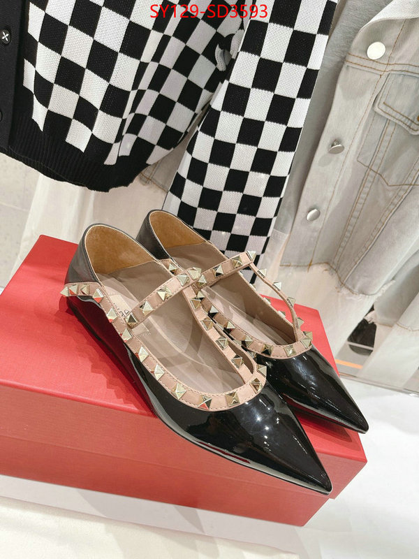 Women Shoes-Valentino,wholesale 2023 replica , ID: SD3593,$: 129USD