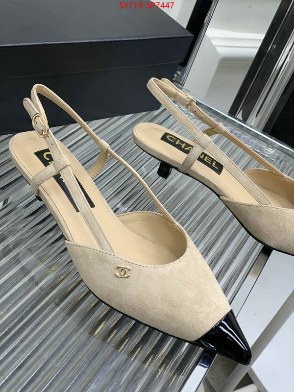 Women Shoes-Chanel,fake designer , ID: SP7447,$: 119USD