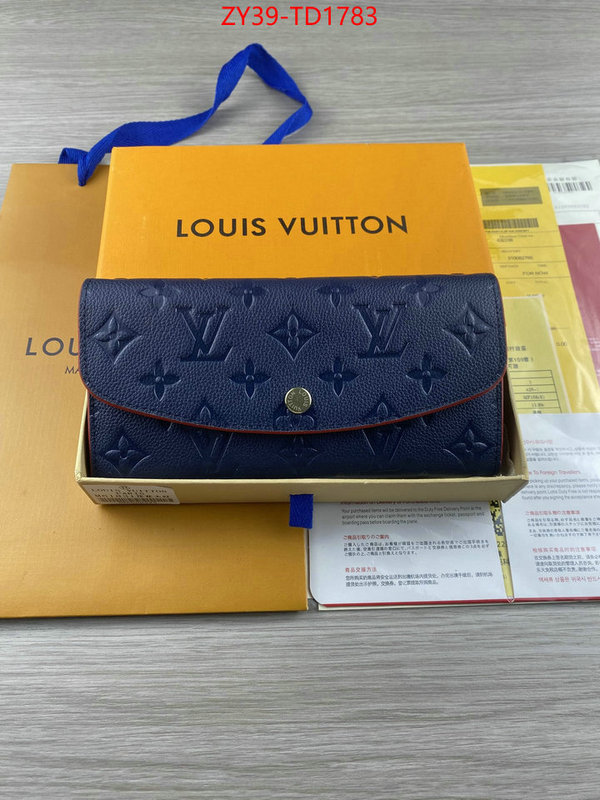 LV Bags(4A)-Wallet,ID: TD1783,$: 39USD