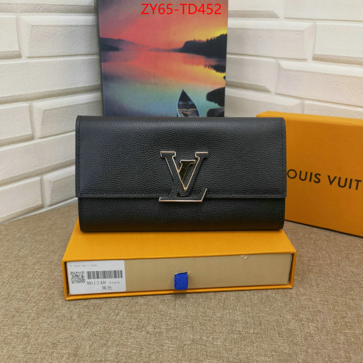 LV Bags(4A)-Wallet,ID: TD452,$: 65USD