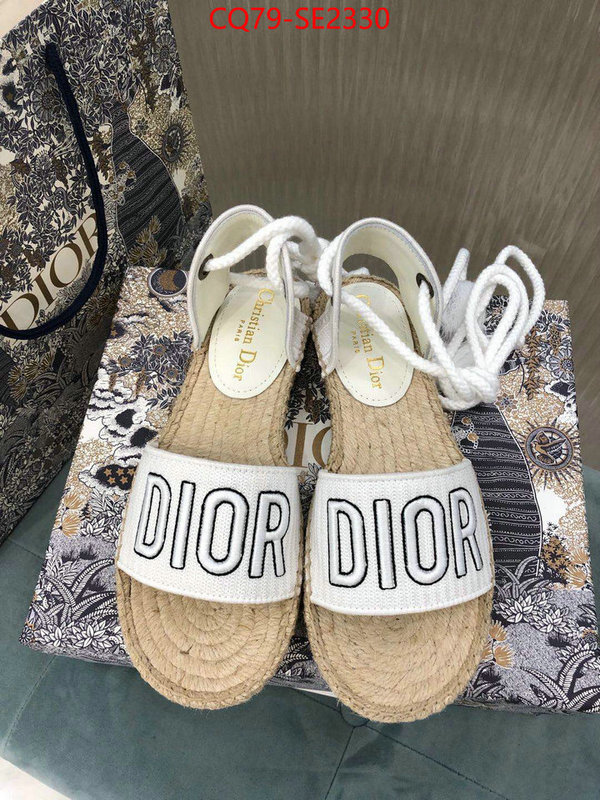 Women Shoes-Dior,top 1:1 replica , ID: SE2330,$: 79USD