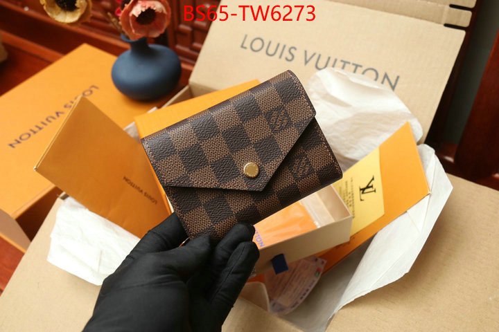 LV Bags(TOP)-Wallet,ID: TW6273,$: 65USD