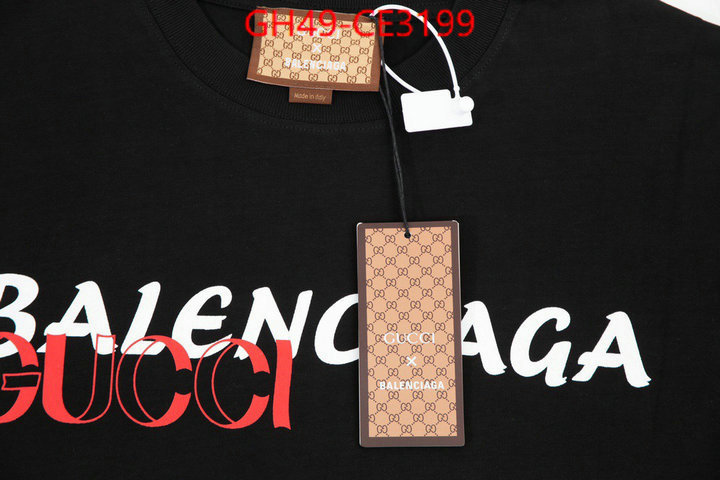 Clothing-Gucci,first top , ID: CE3199,$: 49USD