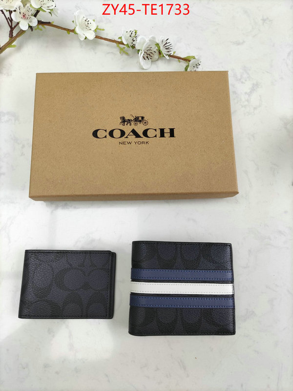 Coach Bags(4A)-Wallet,7 star replica ,ID: TE1733,$: 45USD