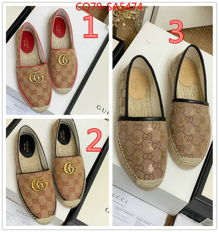 Women Shoes-Gucci,high quality designer replica , ID: SA5474,$: 79USD