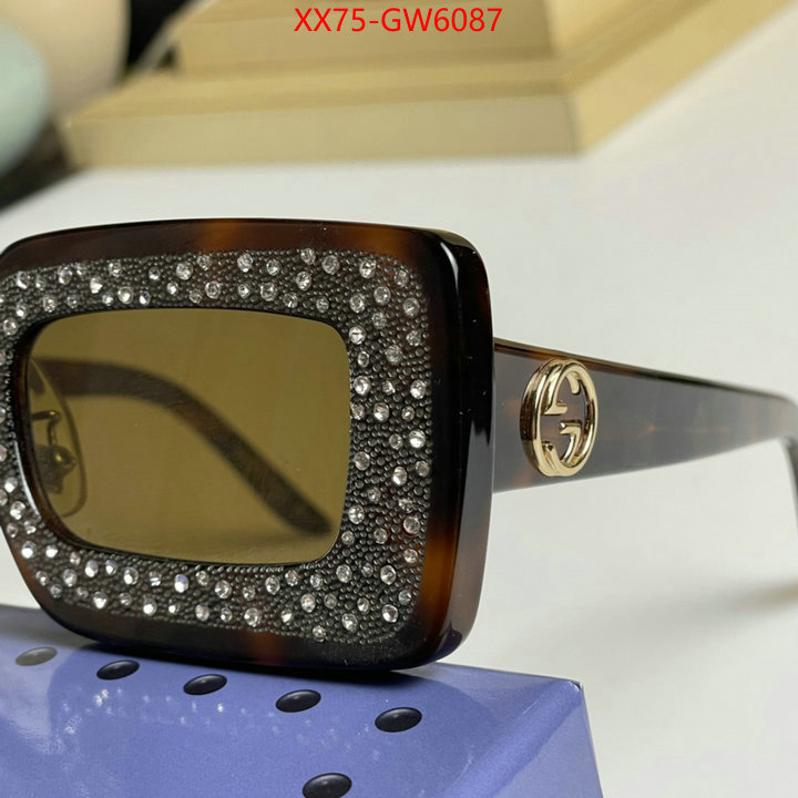 Glasses-Gucci,designer 7 star replica , ID: GW6087,$: 75USD