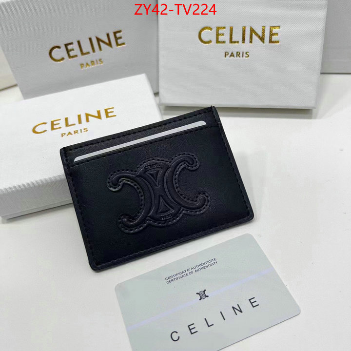 CELINE Bags(4A)-Wallet,outlet 1:1 replica ,ID: TV224,$: 42USD