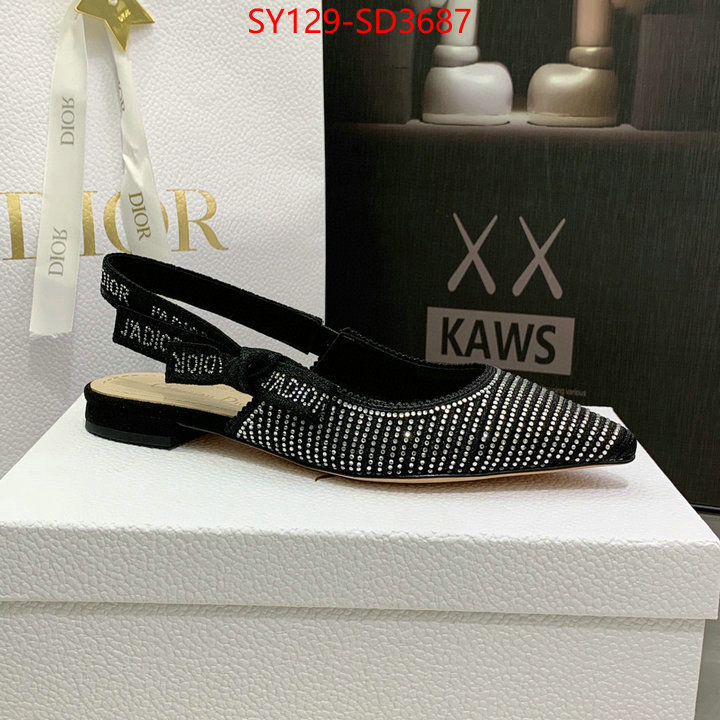 Women Shoes-Dior,what is top quality replica , ID: SD3687,$: 129USD