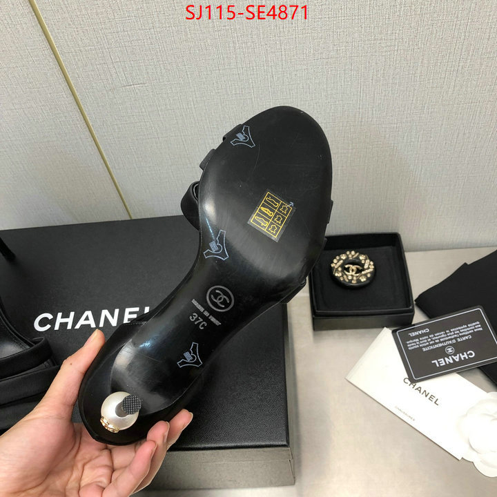 Women Shoes-Chanel,mirror copy luxury , ID: SE4871,$: 115USD