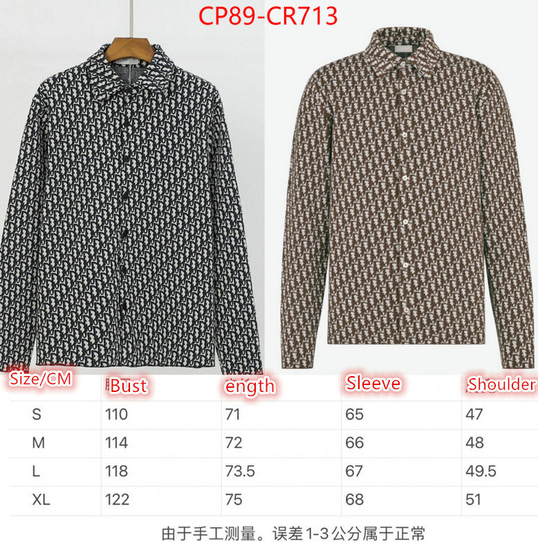 Clothing-Dior,luxury 7 star replica , ID: CR713,$: 89USD