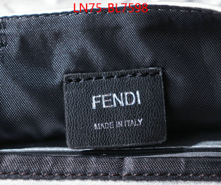 Fendi Bags(4A)-Baguette-,designer fake ,ID: BL7598,$: 75USD