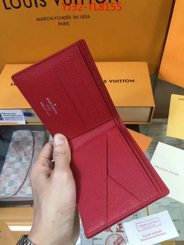 LV Bags(4A)-Wallet,ID: TL8155,$: 32USD