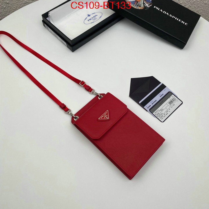 Prada Bags(TOP)-Diagonal-,ID: BT133,$: 109USD