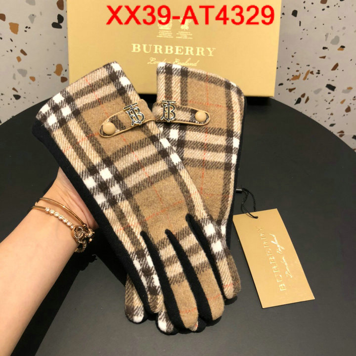 Gloves-Burberry,high quality perfect , ID: AT4329,$: 39USD