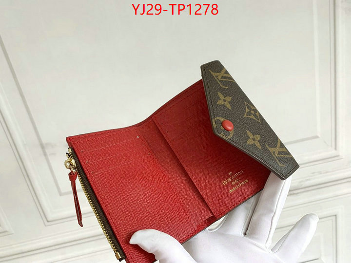 LV Bags(4A)-Wallet,ID: TP1278,$: 29USD