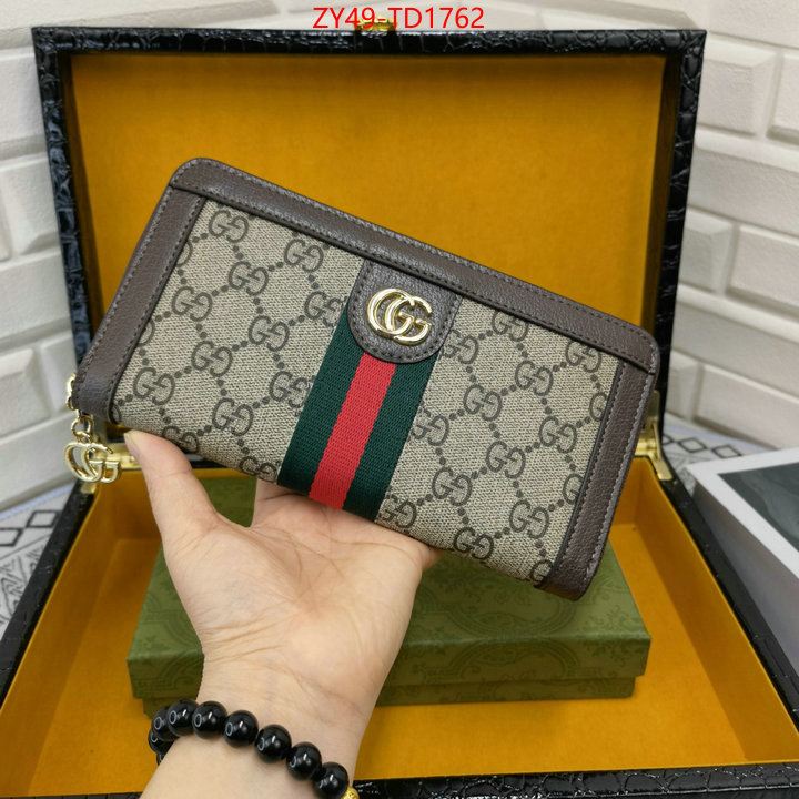 Gucci Bags(4A)-Wallet-,can i buy replica ,ID: TD1762,$: 49USD