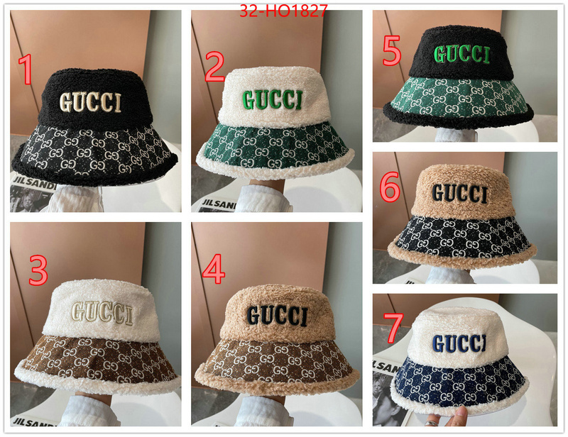 Cap (Hat)-Gucci,new designer replica , ID: HO1827,$: 32USD