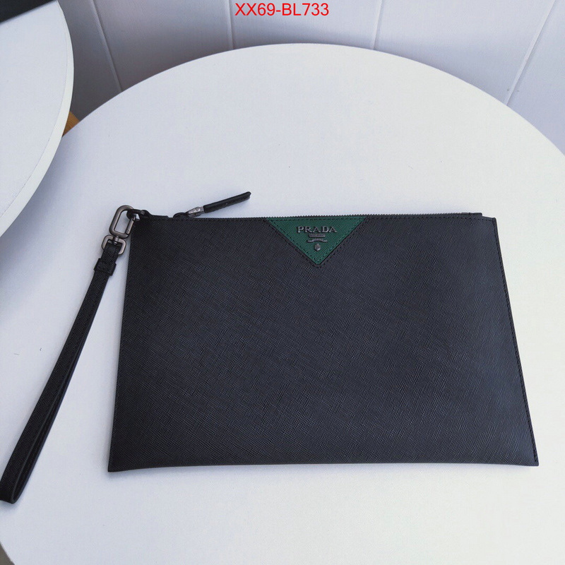 Prada Bags(TOP)-Clutch-,ID: BL733,$:69USD