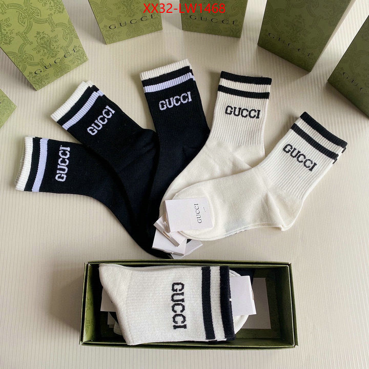 Sock-Gucci,sell high quality , ID: LW1468,$: 32USD