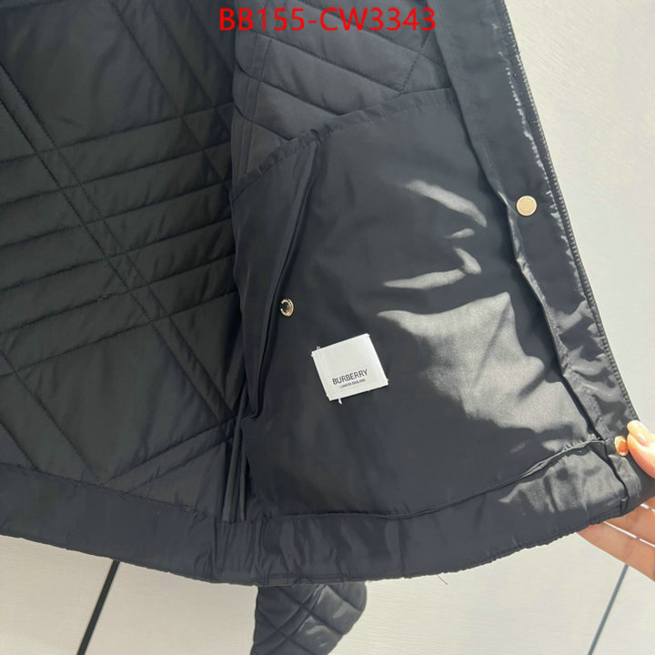 Down jacket Women-Burberry,the top ultimate knockoff , ID: CW3343,$: 155USD