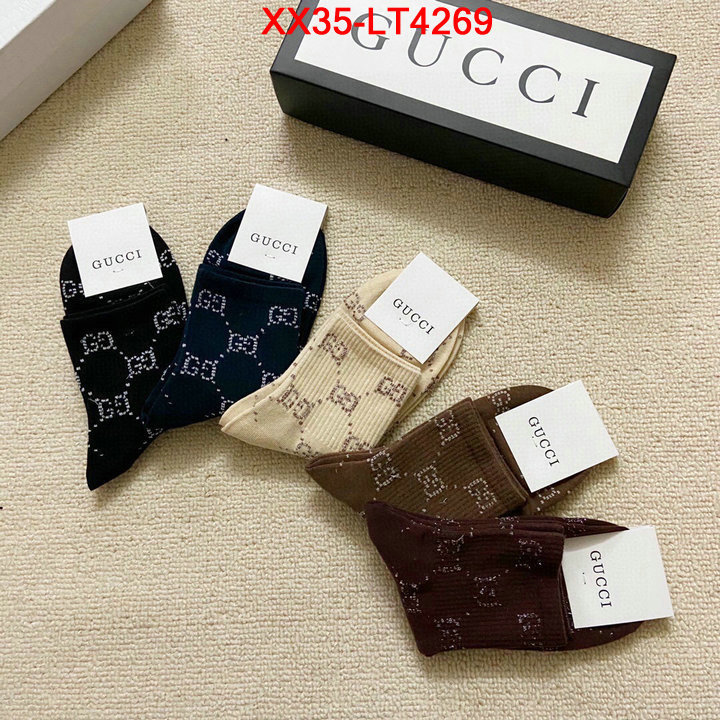 Sock-Gucci,what is a counter quality , ID: LT4269,$: 35USD