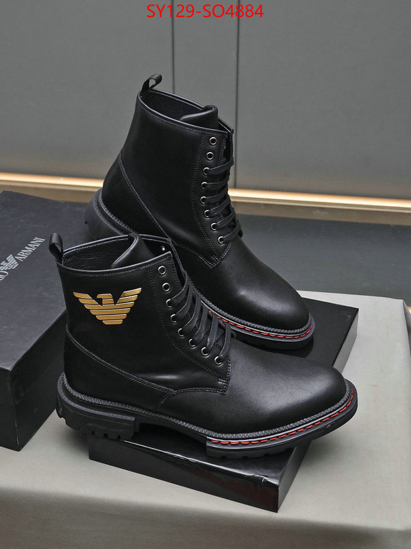 Men Shoes-Armani,high quality designer replica , ID: SO4884,$: 129USD