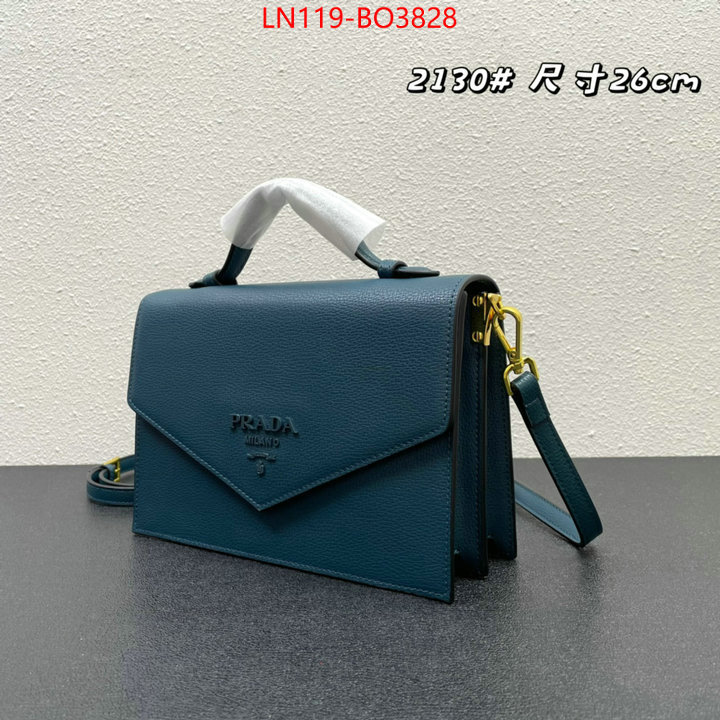 Prada Bags(4A)-Diagonal-,designer replica ,ID: BO3828,$: 119USD