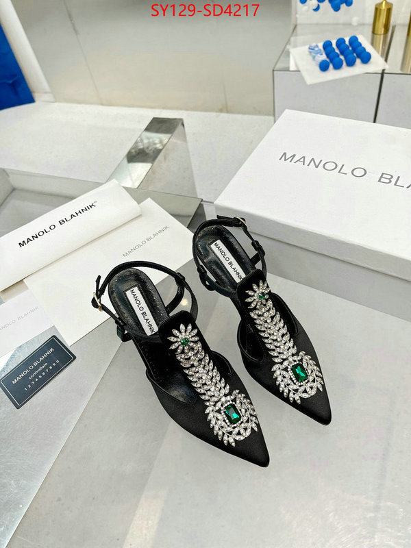 Women Shoes-Manolo Blahnik,where should i buy replica ,perfect quality designer replica , ID: SD4217,$: 129USD