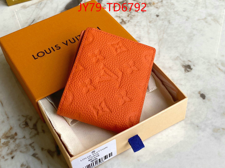 LV Bags(TOP)-Wallet,ID: TD6792,$: 79USD