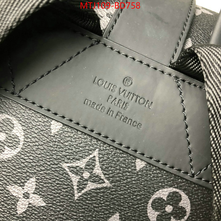 LV Bags(4A)-Backpack-,highest quality replica ,ID: BD758,$: 109USD