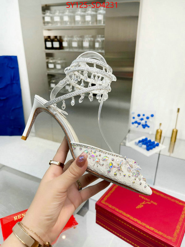 Women Shoes-Rene Caovilla,high-end designer , ID: SD4231,$: 125USD