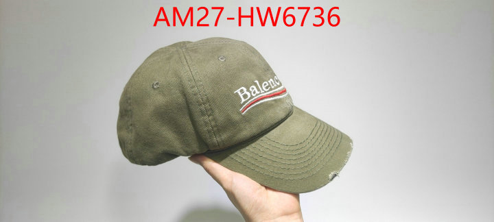 Cap (Hat)-Balenciaga,2023 replica wholesale cheap sales online , ID: HW6736,$: 27USD