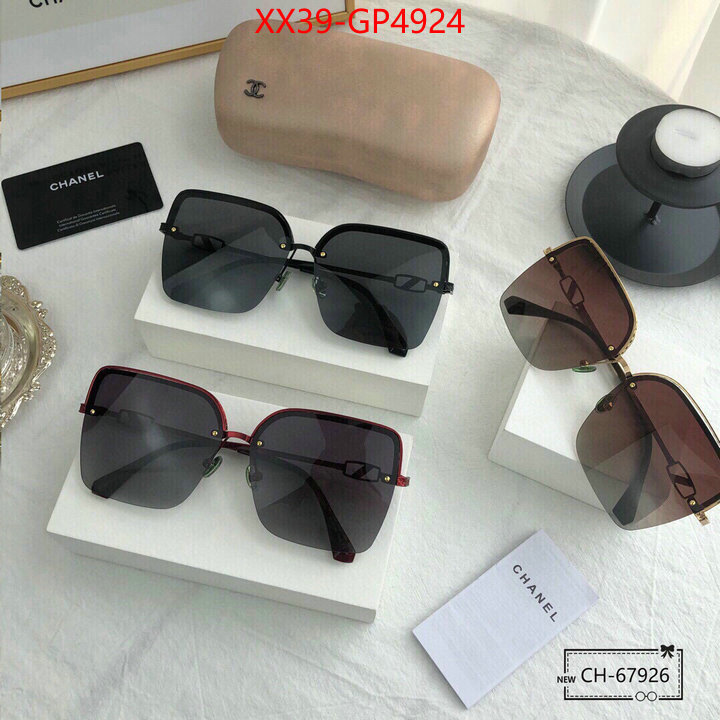 Glasses-Chanel,top perfect fake , ID: GP4924,$: 39USD