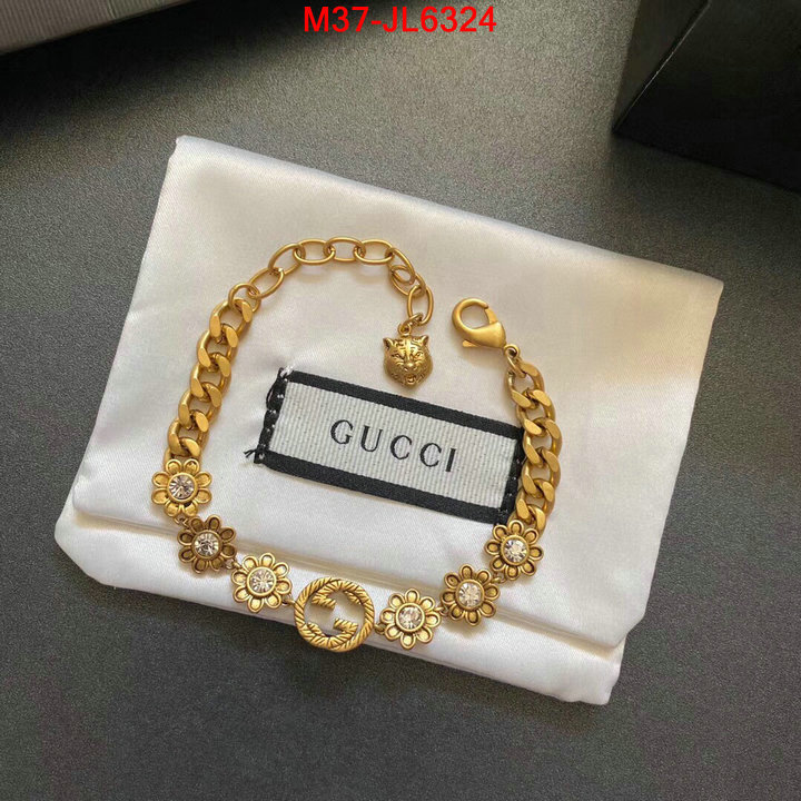 Jewelry-Gucci, ID: JL6324 ,fake cheap best online,$: 37USD